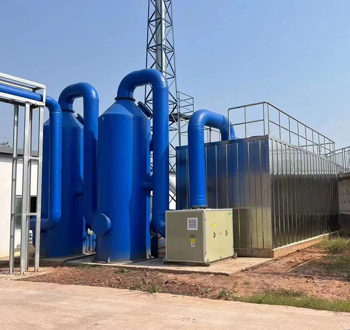 重慶涪陵制藥廠污水處理站除臭工程1 重慶涪陵制藥廠污水處理站除臭工程1