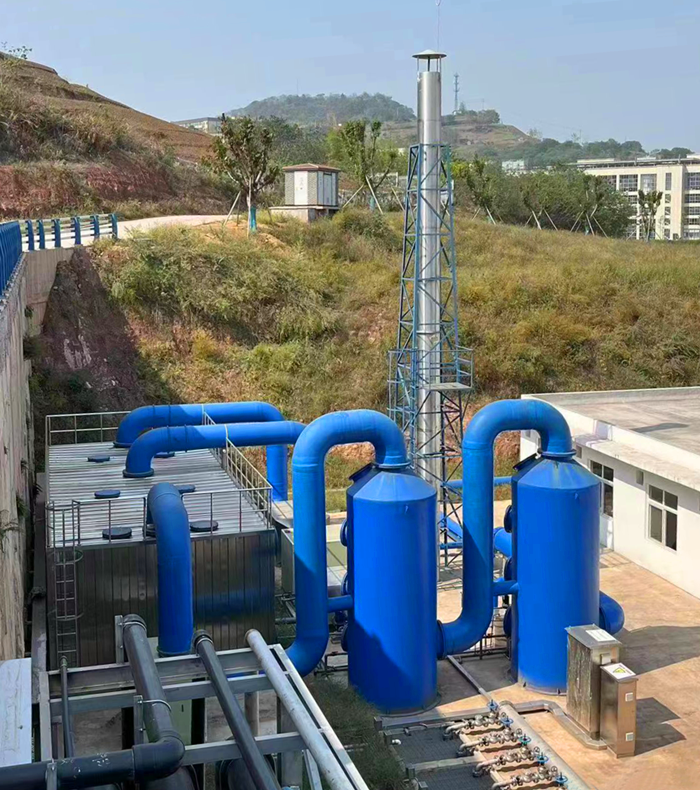 重慶涪陵制藥廠污水處理站除臭工程3 重慶涪陵制藥廠污水處理站除臭工程3