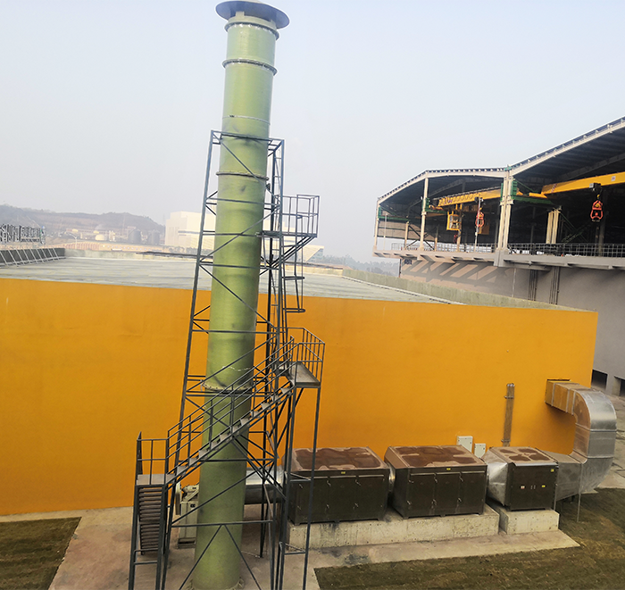 四川省成都危險廢物處置中心廢氣處理工程2 四川省成都危險廢物處置中心廢氣處理工程2